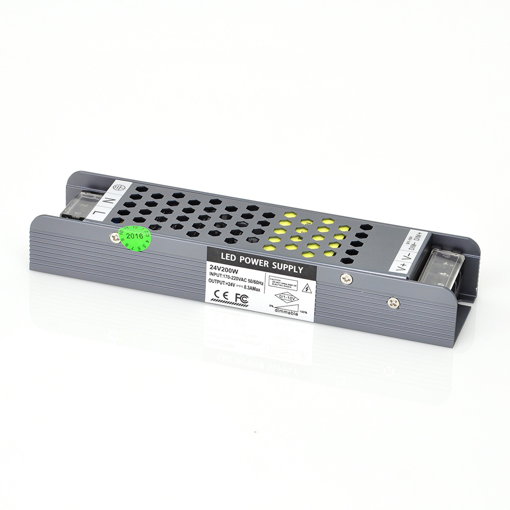 DC24V 200W 8.3A 0-10V LED dimming power supply